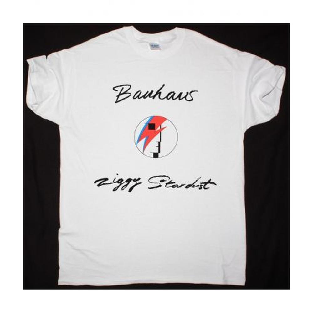 Bauhaus Ziggy Stardust New White T Shirt